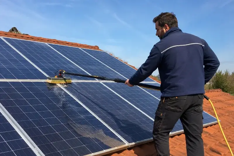 Nettoyage et entretien de panneaux solaires à Saint-Didier-d'Aussiat